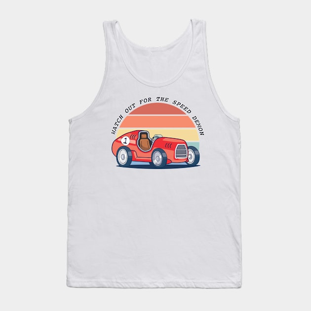 Speed Demon - retro car Tank Top by Darkside Labs